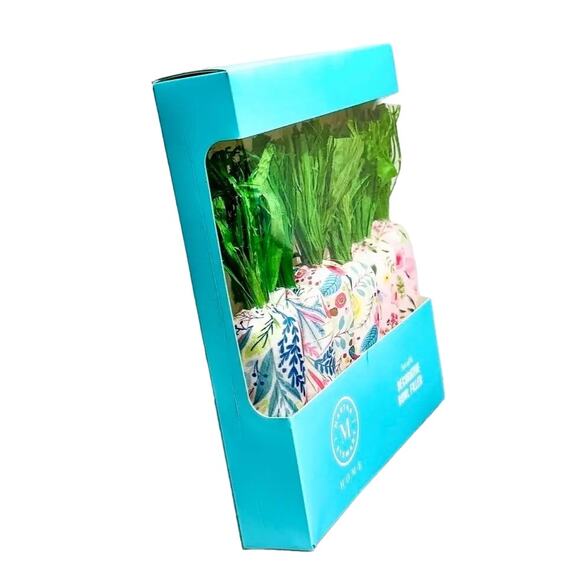 Martha Stewart Decorative Carrots Spring Floral Easter Bowl Filler 6pc New - Picture 4 of 6